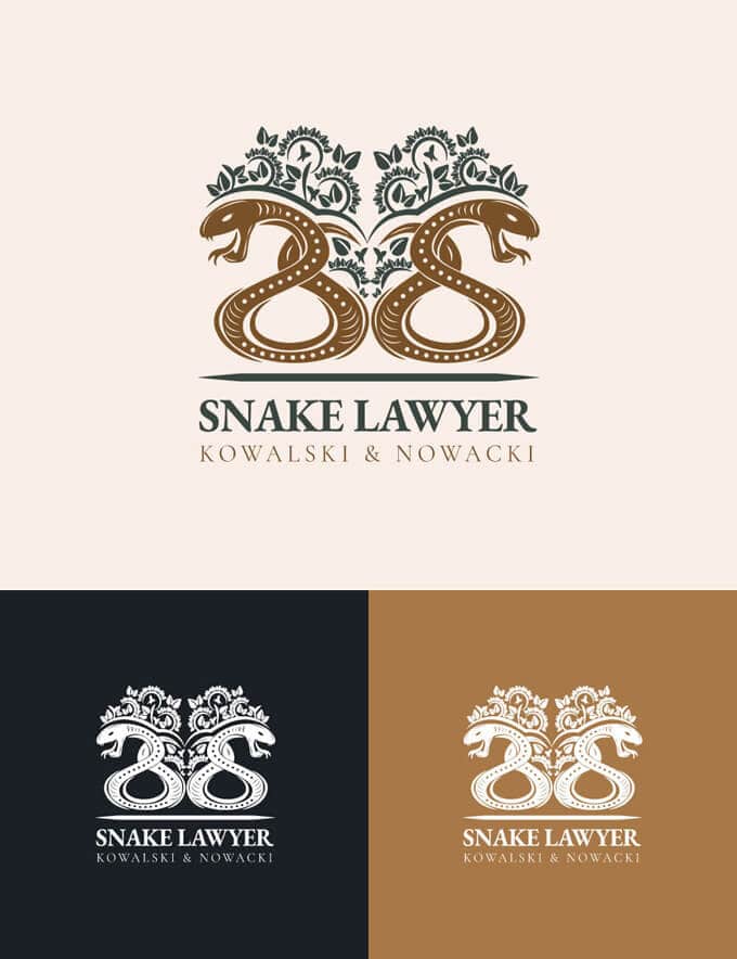 Logo dla adwokata, prawnika, branży prawniczej