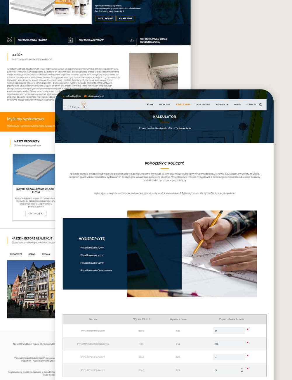 Strona internetowa dla firmy