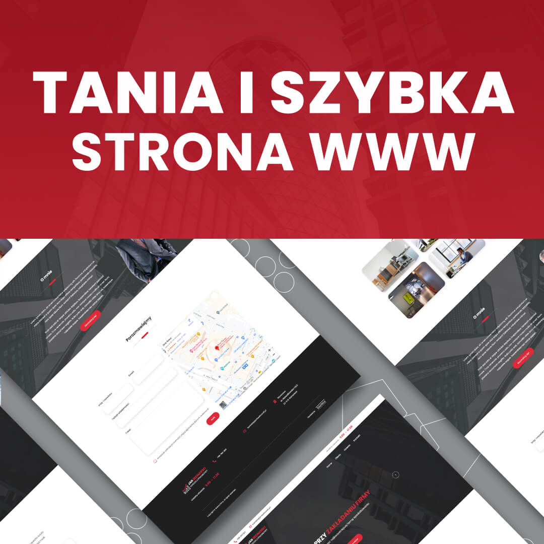 Tania strona internetowa na start